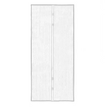 210x100cm Magnetic Mosquito-proof Screen Door Curtain - Magic Mesh - White - Extra Image