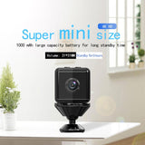 Wireless Mini Surveillance Camera With Night Vision & Motion Detection - 1080P Hd - Low Angle
