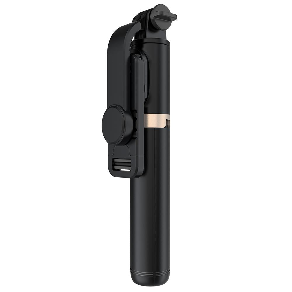 Bluetooth Remote Selfie Stick with Tripod and Phone Holder - White