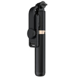 Bluetooth Remote Selfie Stick with Tripod and Phone Holder - White