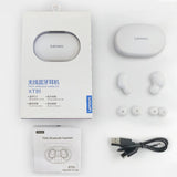 Wireless Bluetooth Earphone with Noise Reduction & Charging Box - Led Display - Rear View