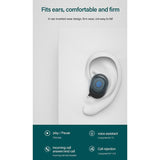 Wireless Bluetooth Earphone with Noise Reduction & Charging Box - Led Display - Extra Image