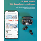 Wireless Bluetooth Earphone with Noise Reduction & Charging Box - Led Display - Extra Image