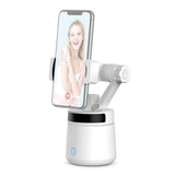 360 Degree Intelligent Tracking Tripod Head - White - Front View