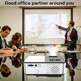 720P Hd Smart Projector - Hdmi X 2 Usb X 2 Vga Av - 1280X720 Resolution - White - Extra Image