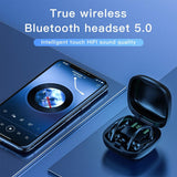 Wireless Bluetooth Earphones with Charging Box and Digital Display - 258 - White - Extra Image