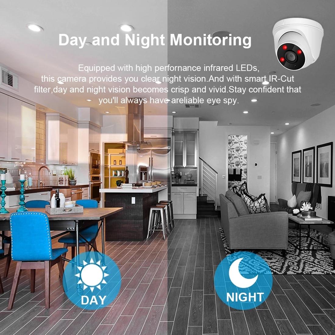 1080P Ip Camera With Poe Power And Night Vision
