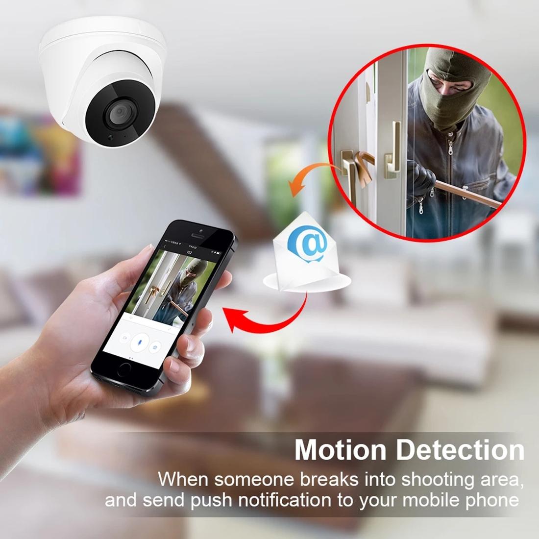 1080P Ip Camera With Poe Power And Night Vision