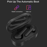 Waterproof Bluetooth Earphones with Magnetic Charging Box - 5.0 - White