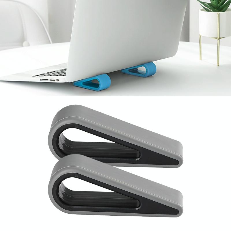 Adjustable Notebook Stand for Improved Cooling and Comfort - White