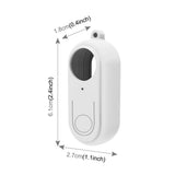 Insta360 Go 2 Silicone Case with Lens Cover - White - Top-Down View