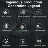 Wireless Bluetooth Earphones with Charging Box & Led Display - Rear View