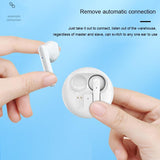 Wireless Stereo Bluetooth Earphones - V31 Sight Series White - Low Angle
