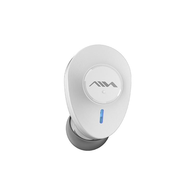 Wireless Bluetooth Earphone with Charging Box - Single - White