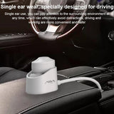 Wireless Bluetooth Earphone with Charging Box - Single - White - 45-Degree Angle