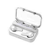 Touch Bluetooth Earphones with Noise Cancellation and Charging Box - White