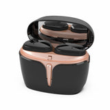 Waterproof True Wireless Bluetooth Earphones - Sports 5.0 - White - Side View