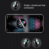 Wireless Stereo Bluetooth Headset with Charging Case and Digital Display - M7 Tws V5.0 - White