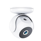 Portable Mini 4K Hd Camera With Night Vision For Home Security - White - Low Angle