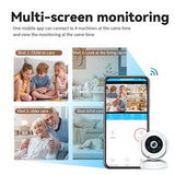 Portable Mini 4K Hd Camera With Night Vision For Home Security - White - Extra Image