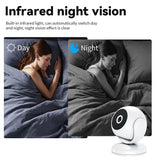 Portable Mini 4K Hd Camera With Night Vision For Home Security - White - Extra Image
