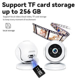 Portable Mini 4K Hd Camera With Night Vision For Home Security - White - Extra Image