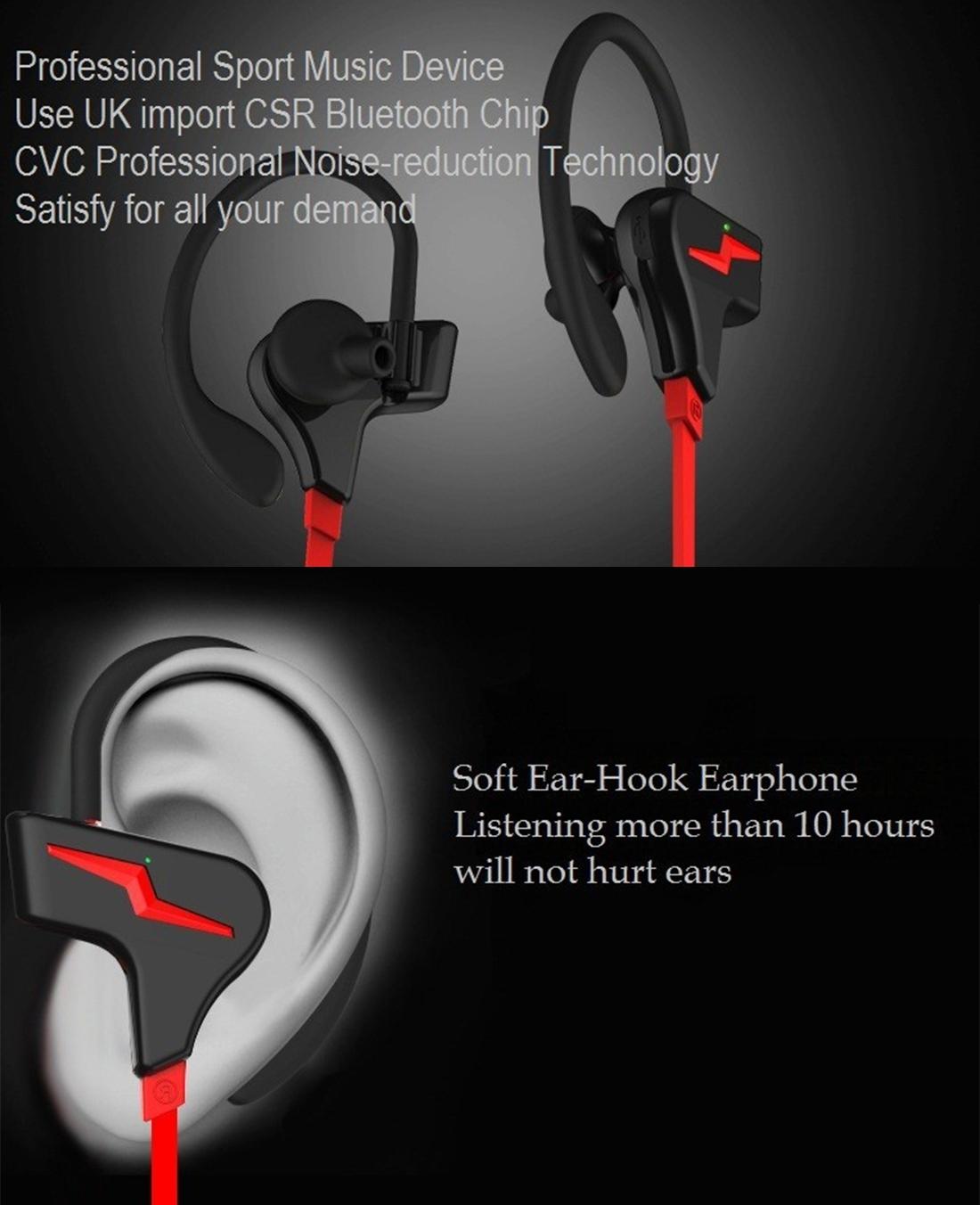 Sport Style Bluetooth 4.1 In-ear Earphone for Iphone - S30 - White