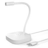 Desktop Usb Microphone For G22 Computers - White - Front View