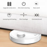 Intelligent Usb Charging Sweeping Robot - White - Top-Down View