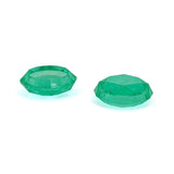 2 Pcs Diamond Texture Games Grip Caps for Ps5 - Clear White - Front View