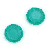 2 Pcs Diamond Texture Games Grip Caps for Ps5 - Clear White - Side View