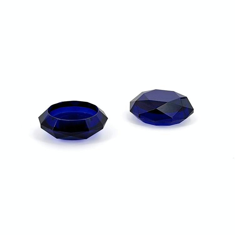 2 Pcs Diamond Texture Games Grip Caps for Ps5 - Clear White