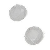 2 Pcs Diamond Texture Games Grip Caps for Ps5 - Clear White - Extra Image