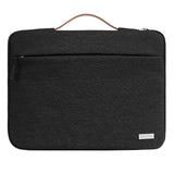 Waterproof Laptop Sleeve Bag With Zipper - Handheld - Beige White