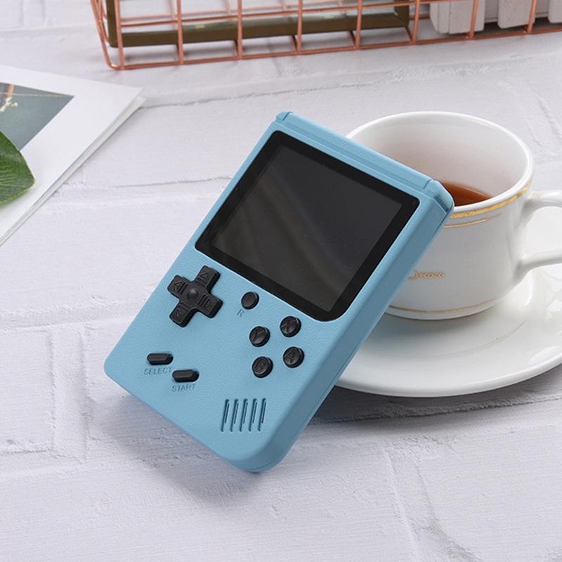 500 Classic Games Mini Handheld Console For Kids - 3.0 Inch Retro Macaron Design With Av Output - Yellow