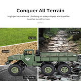 2.4ghz 4ch Remote Control Dongfeng 7 Six-wheeled Armor Truck Toy - Yellow
