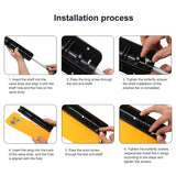 Improve Golf Swing with Wind Resistance Trainer - Yellow - 45-Degree Angle
