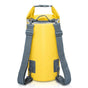 Waterproof Dual Shoulder Strap Dry Bag 50L Capacity - Yellow