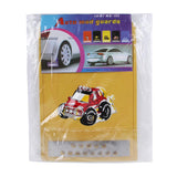 2 Pcs Premium Heavy Duty Molded Splash Mud Flaps Auto Front And Rear Fender Guard Small Size Random Pattern Delivery - Yellow - Low Angle