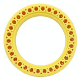 8.5 Electric Scooter Tire for Xiaomi Mijia M365 - Shock-absorbing Honeycomb Design - Yellow - Close-Up Angle