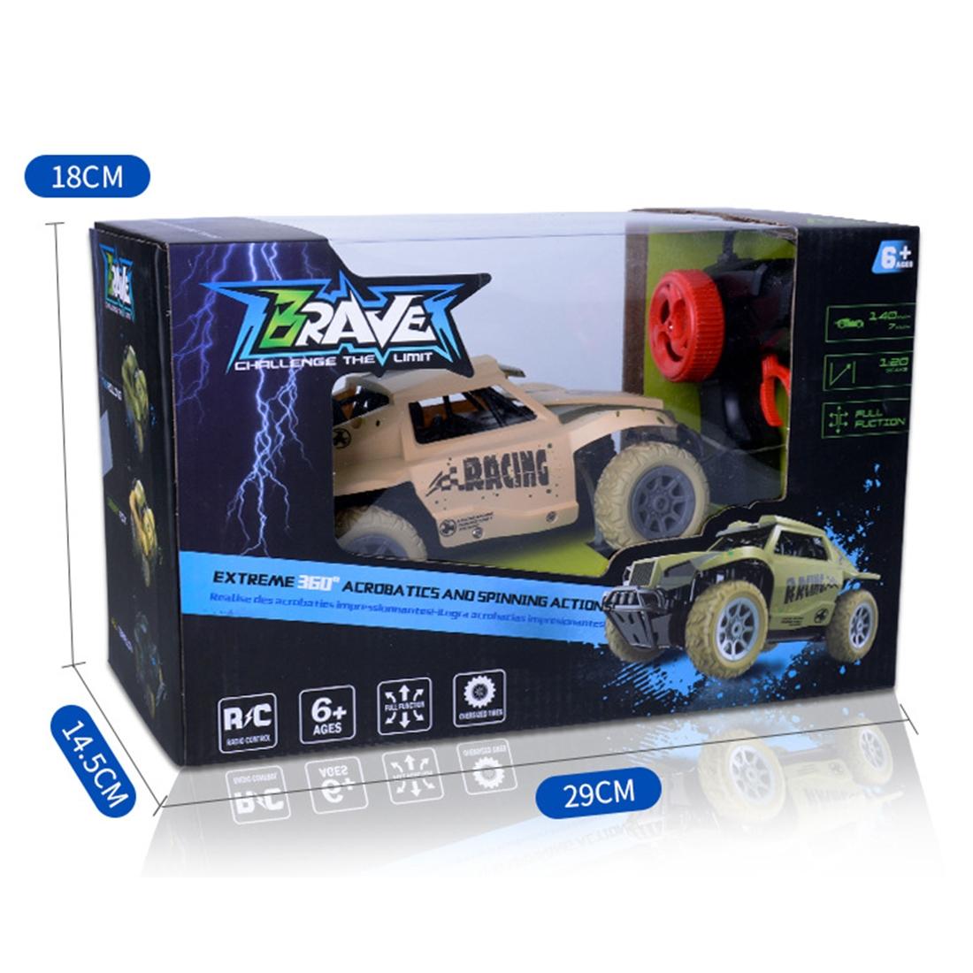 High Speed Off-road Drifting Toy Truck with 27mhz Remote Control for Kids - Yellow