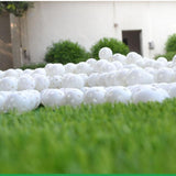 10-piece Indoor Golf Exercise Hollow Balls - Available - Yellow - 45-Degree Angle