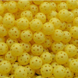 10-piece Indoor Golf Exercise Hollow Balls - Available - Yellow - Low Angle