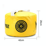 Versatile Golf Impact Trainer - Waterproof 26x44cm - Yellow - Top-Down View