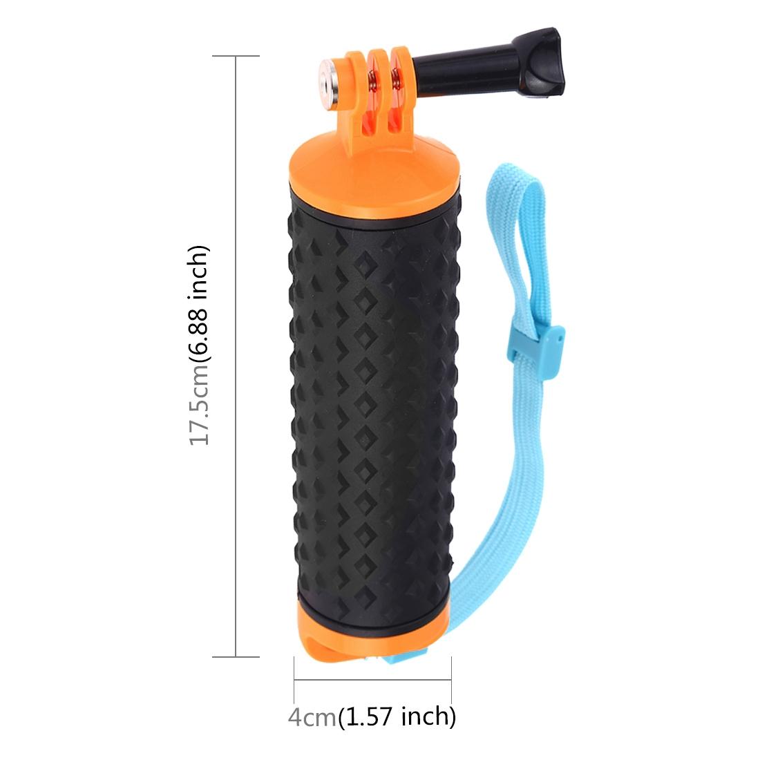 Buoyant Floating Handle Grip for Gopro and Action Cameras with Strap