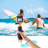 Buoyant Floating Handle Grip for Gopro and Action Cameras with Strap