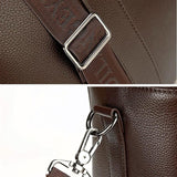 Large Leather Gym & Travel Bag - Spacious & Stylish - Low Angle