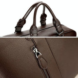 Large Leather Gym & Travel Bag - Spacious & Stylish