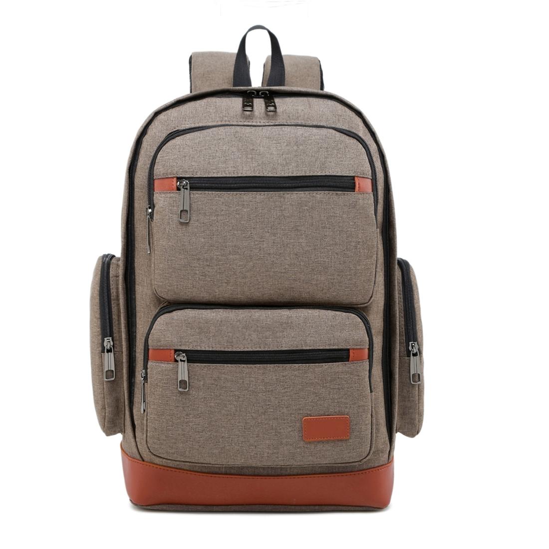 Versatile Outdoor Backpack with Breathable Design - Large Capacity - Brown