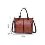 Stylish Brown Pu Shoulder Bag For Women - Side View